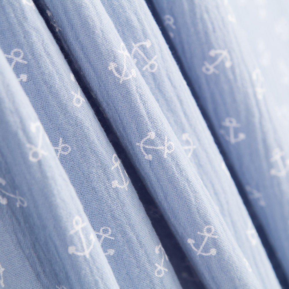 Bambula Algodão Marinheiro Azul Claro - Ribes y Casals