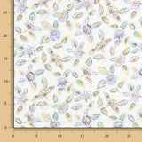 Bambula Algodão Flores Lilás - Ribes y Casals