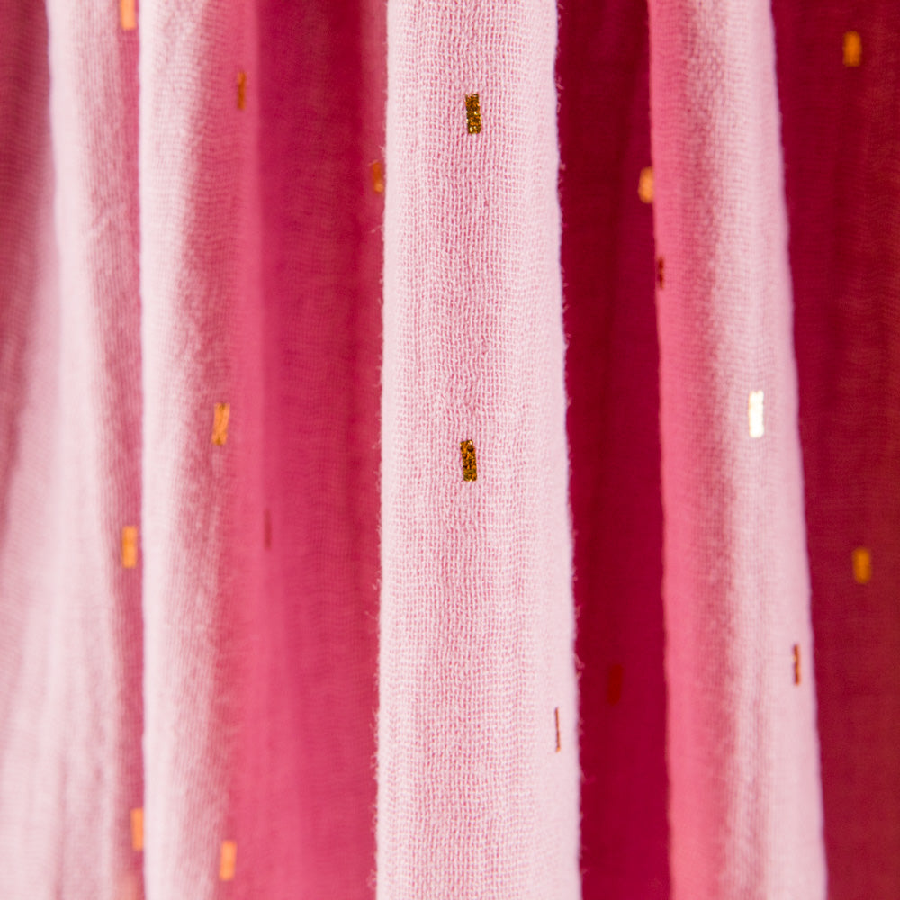 Bambula Algodão Rain Rosa Pálido - Ribes y Casals