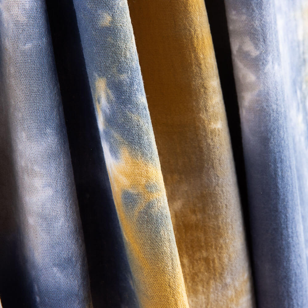 Bambula Algodão Tie Dye Cinza - Ribes y Casals