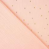 Bambula Dupla Gaze Rosa com Lúrex - Ribes y Casals