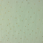 Bambula Dupla Gaze Verde com Lúrex - Ribes y Casals