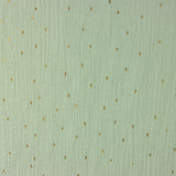 Bambula Dupla Gaze Verde com Lúrex - Ribes y Casals