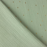 Bambula Dupla Gaze Verde com Lúrex - Ribes y Casals