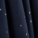 Bambula Dupla Gaze Azul Marinho com Lúrex - Ribes y Casals