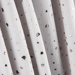 Musselina Algodão Manchado Lurex Cinza Claro - Ribes y Casals