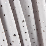 Musselina Algodão Manchado Lurex Cinza Claro - Ribes y Casals