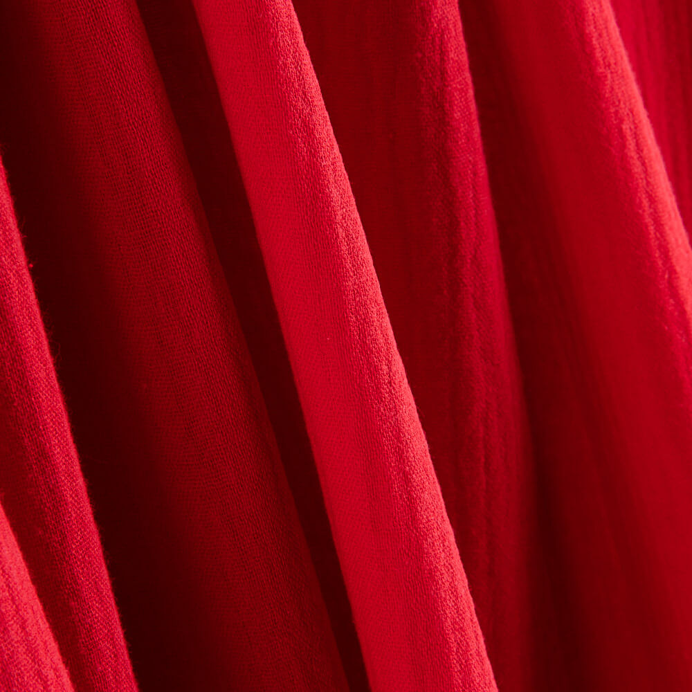 Musselina Dupla Gaze Vermelha - Ribes y Casals