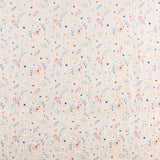 Musselina Algodão Camel Flores - Ribes y Casals