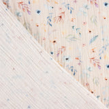 Musselina Algodão Camel Flores - Ribes y Casals