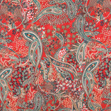 Bambula Cetim Paisley Garnet - Ribes y Casals