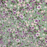 Bambula Viscose Floral Hortelã - Ribes y Casals