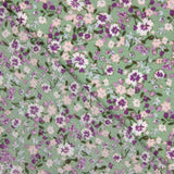 Bambula Viscose Floral Hortelã - Ribes y Casals