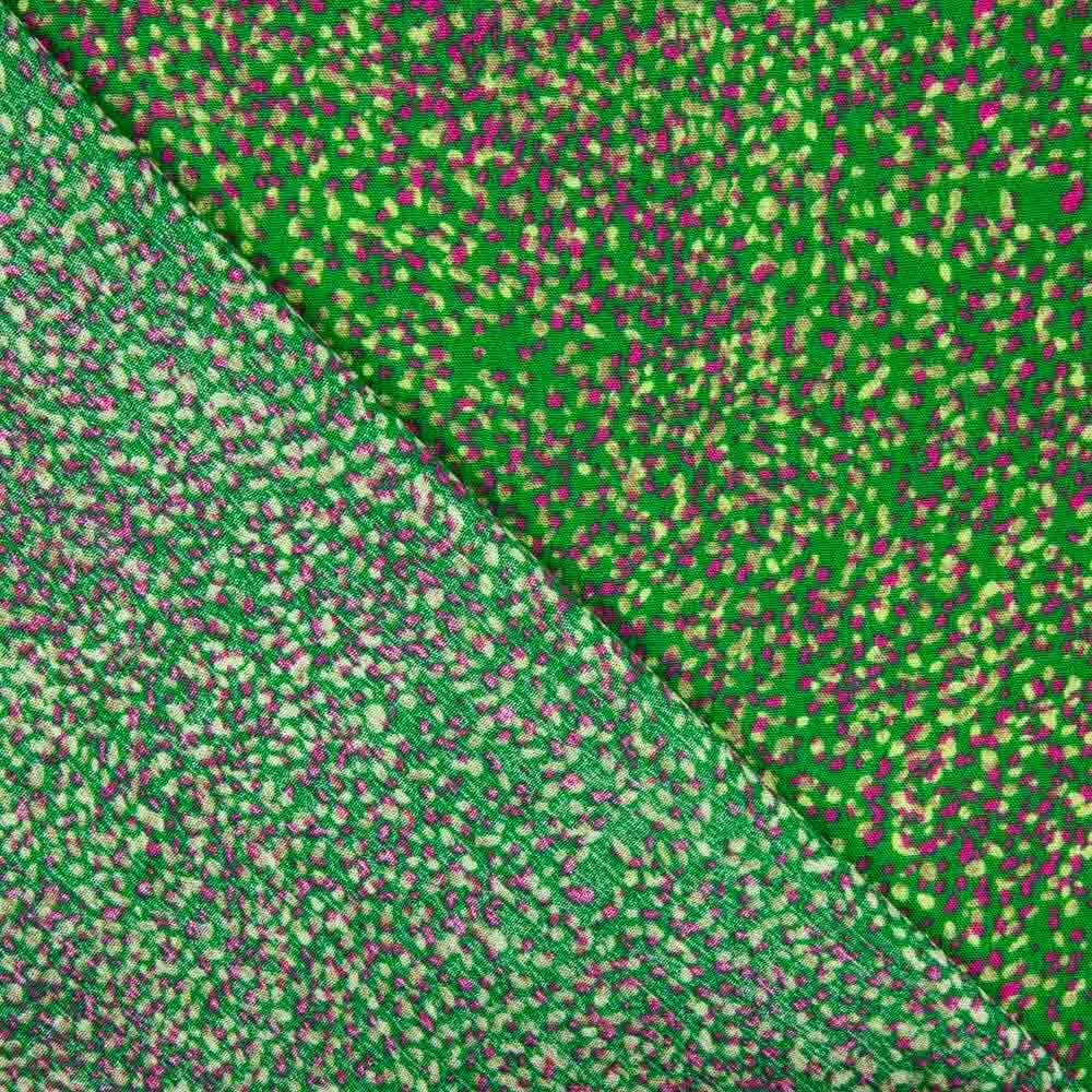 Bambula Viscose Floral Verde - Ribes y Casals