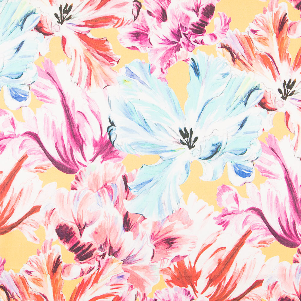 Bambula Viscose Maxi Flor Amarelo - Ribes y Casals