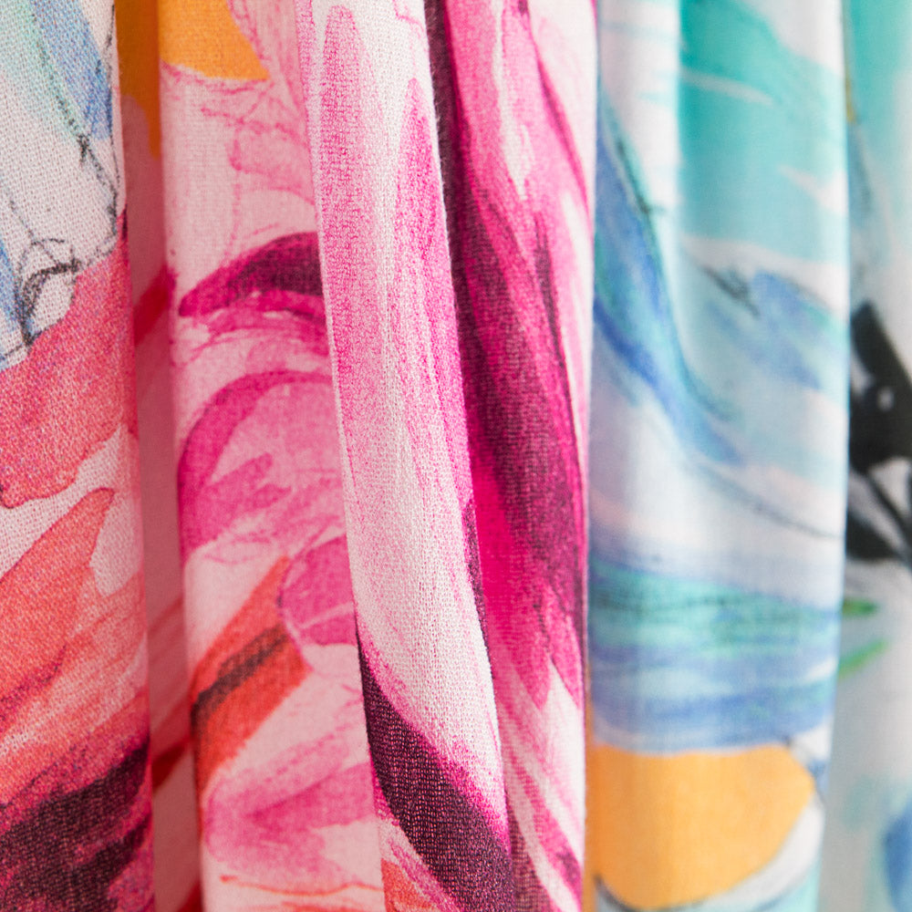 Bambula Viscose Maxi Flor Amarelo - Ribes y Casals