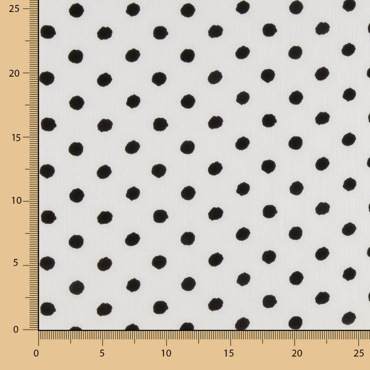 Bambula Viscose Mosqueado Branco - Ribes y Casals