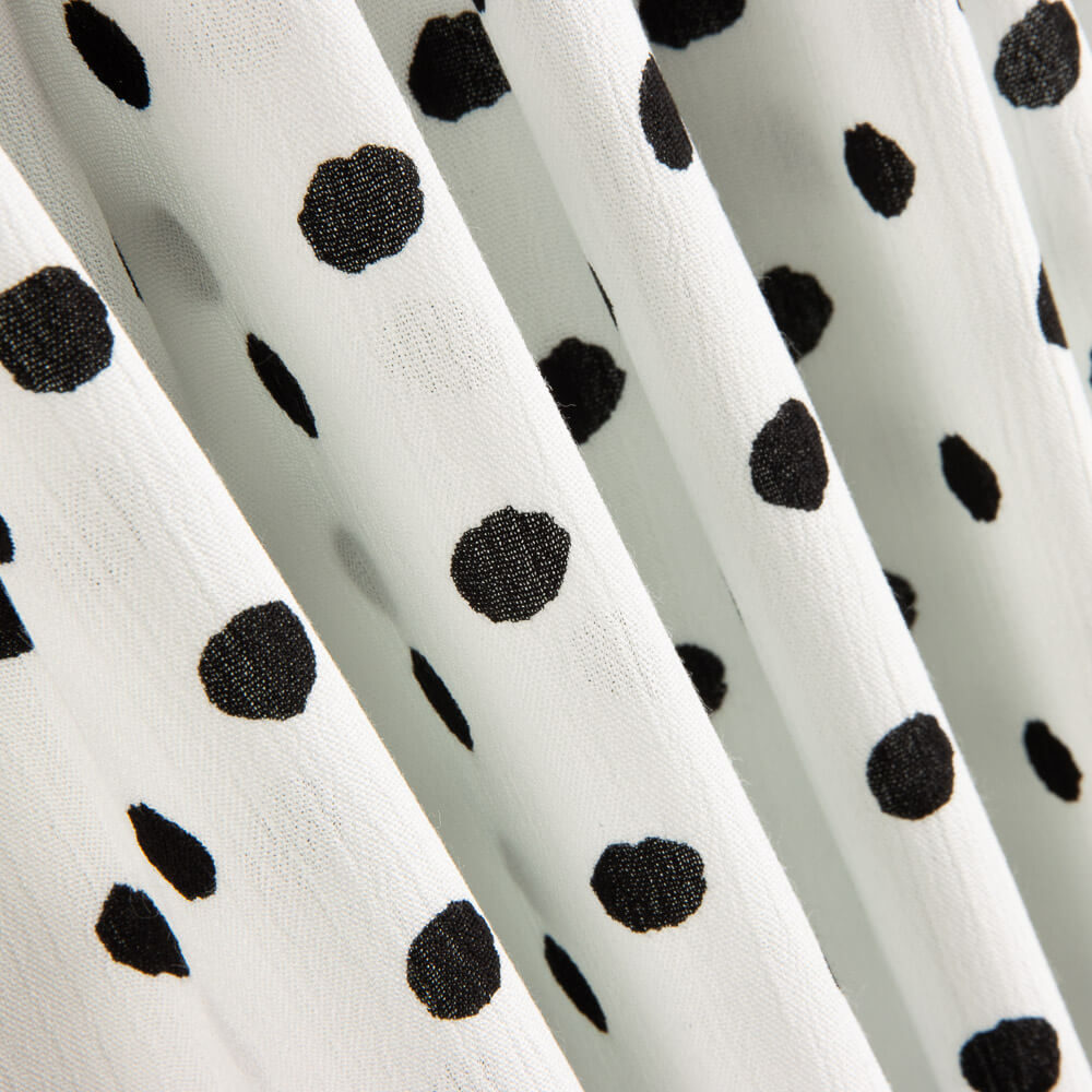 Bambula Viscose Mosqueado Branco - Ribes y Casals