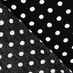 Bambula Viscose Mosqueado Preto - Ribes y Casals