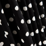 Bambula Viscose Mosqueado Preto - Ribes y Casals