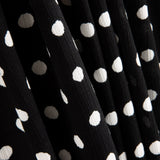 Bambula Viscose Mosqueado Preto - Ribes y Casals