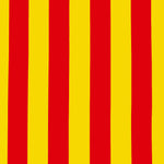 Retal Bandera Senyera Catalana ancho145 cm 80x145 cm - Ribes y Casals