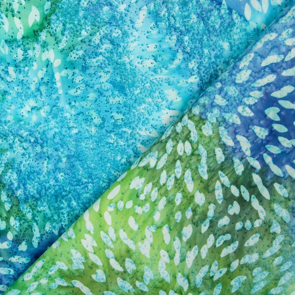 Popeline de Algodão Flor Tie Dye - Ribes y Casals