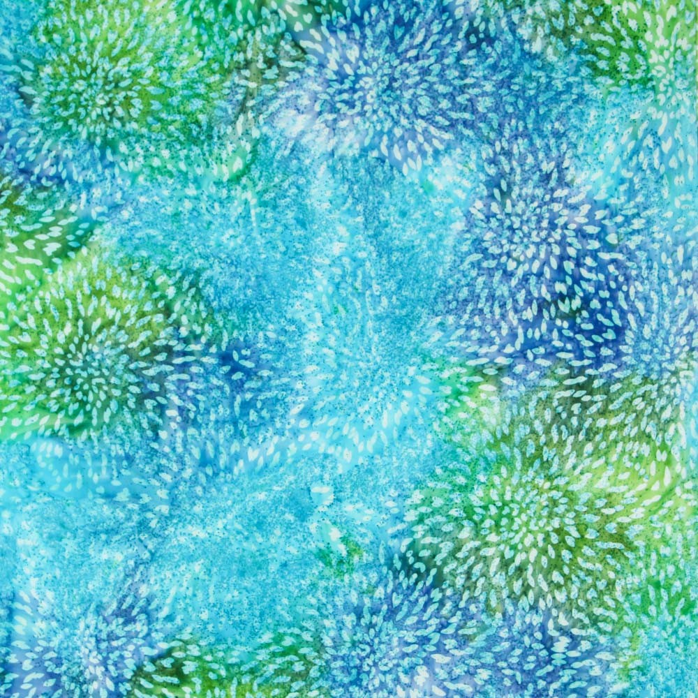 Popeline de Algodão Flor Tie Dye - Ribes y Casals