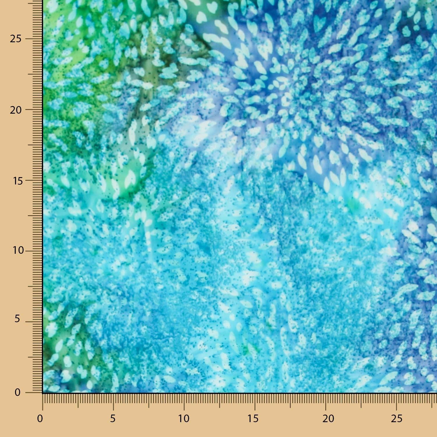 Popeline de Algodão Flor Tie Dye - Ribes y Casals