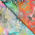 Popeline de Algodão Flor Tie Dye - Ribes y Casals