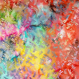 Popeline de Algodão Flor Tie Dye - Ribes y Casals