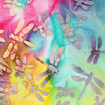 Popeline de Algodão Flor Tie Dye - Ribes y Casals