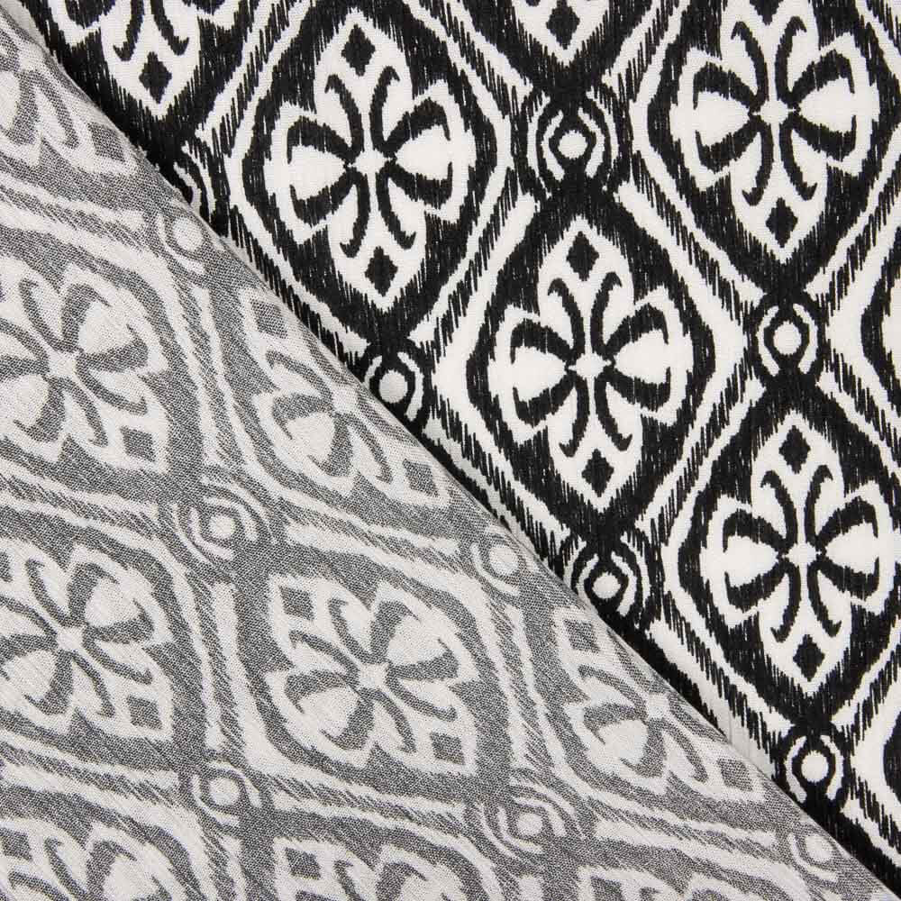 Bambula Viscose Batik Preto - Ribes y Casals