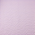 Mistura de algodão seersucker vichy – Lavanda - Ribes y Casals