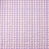 Mistura de algodão seersucker vichy – Lavanda - Ribes y Casals