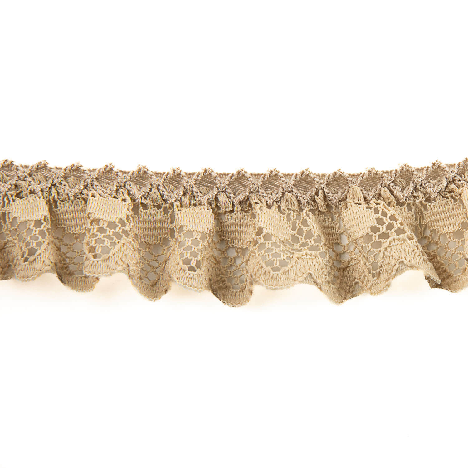 Fita de Renda Beige 22 mm - Ribes y Casals
