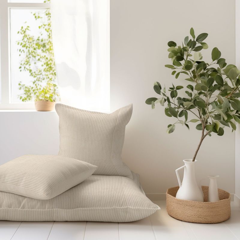 Confecção de conjunto de almofadas de veludo cotelê - Ribes y Casals