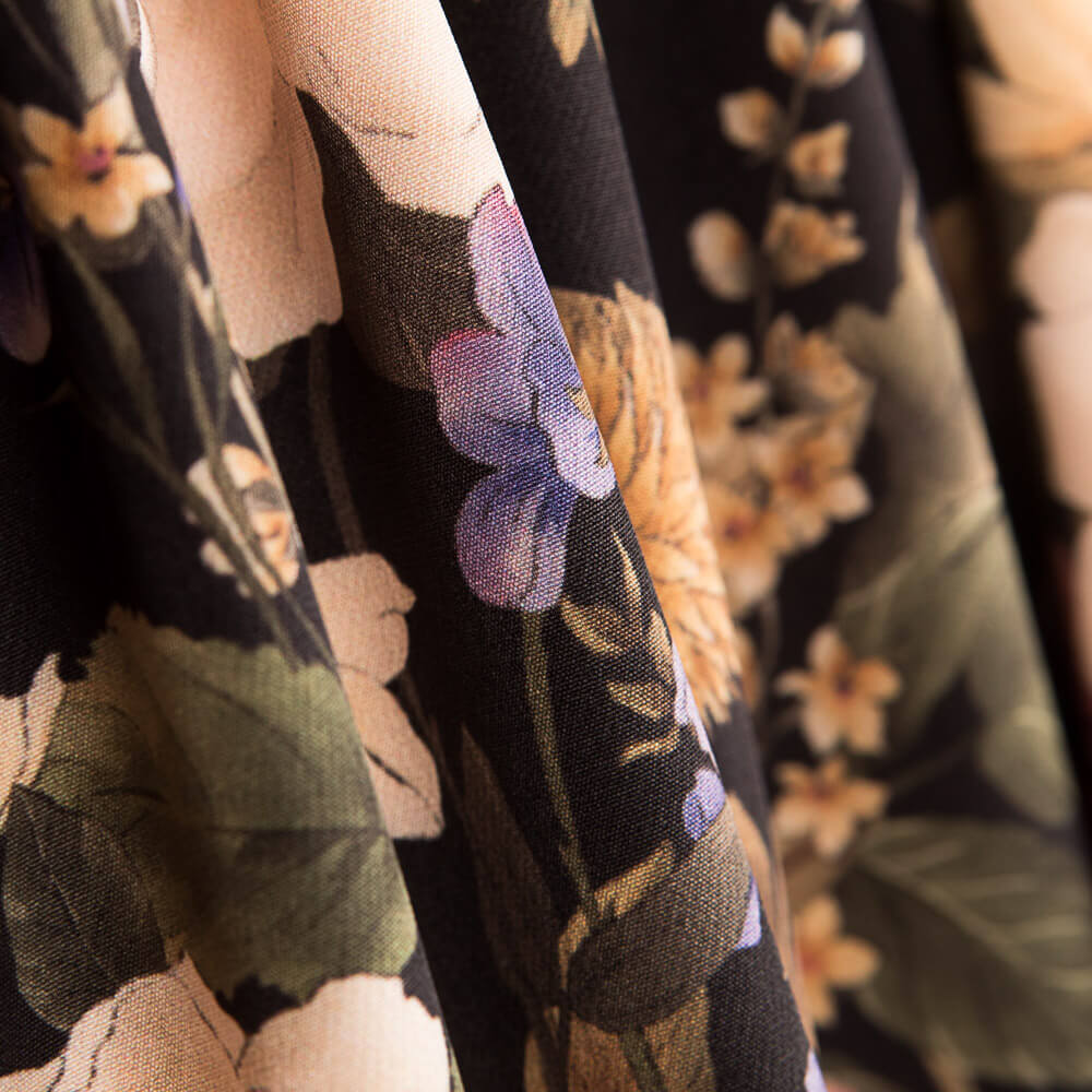 Bielástico Flores Bosque Negro - Ribes y Casals