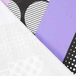 Tecido Bi-Stretch Patch Geo Malva - Ribes y Casals