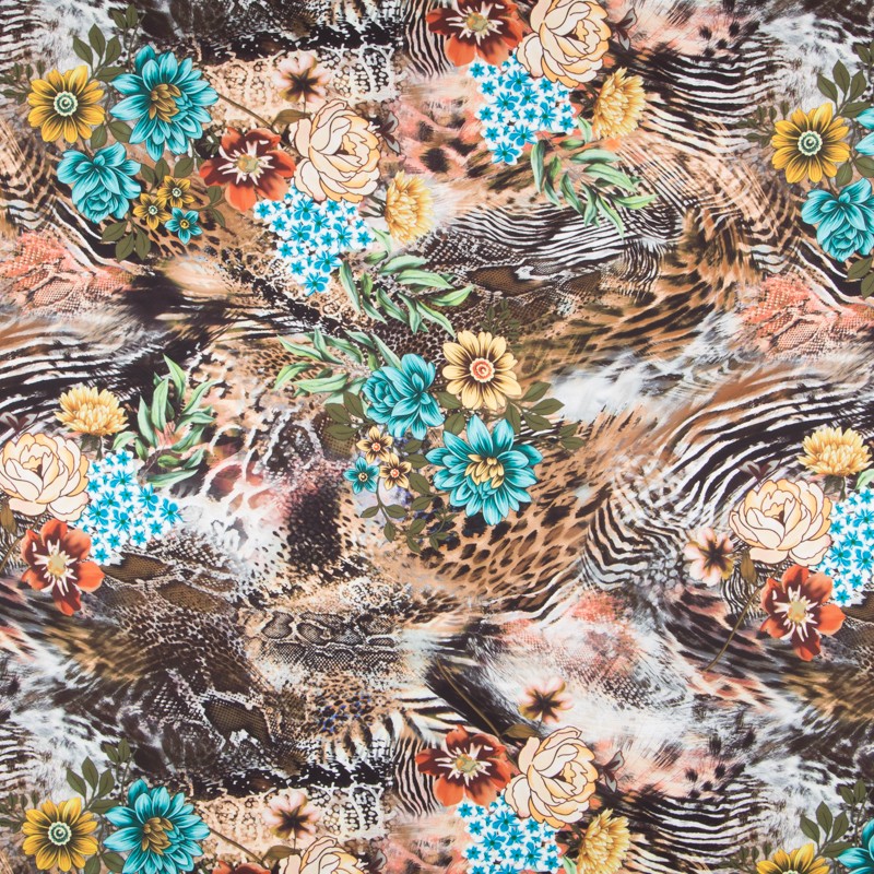 Bielástica Floral Branca - Ribes y Casals