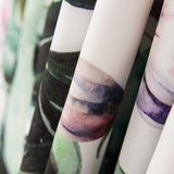 Retal Bielástico Tropical Fondo Blanco 135x150 cm - Ribes y Casals