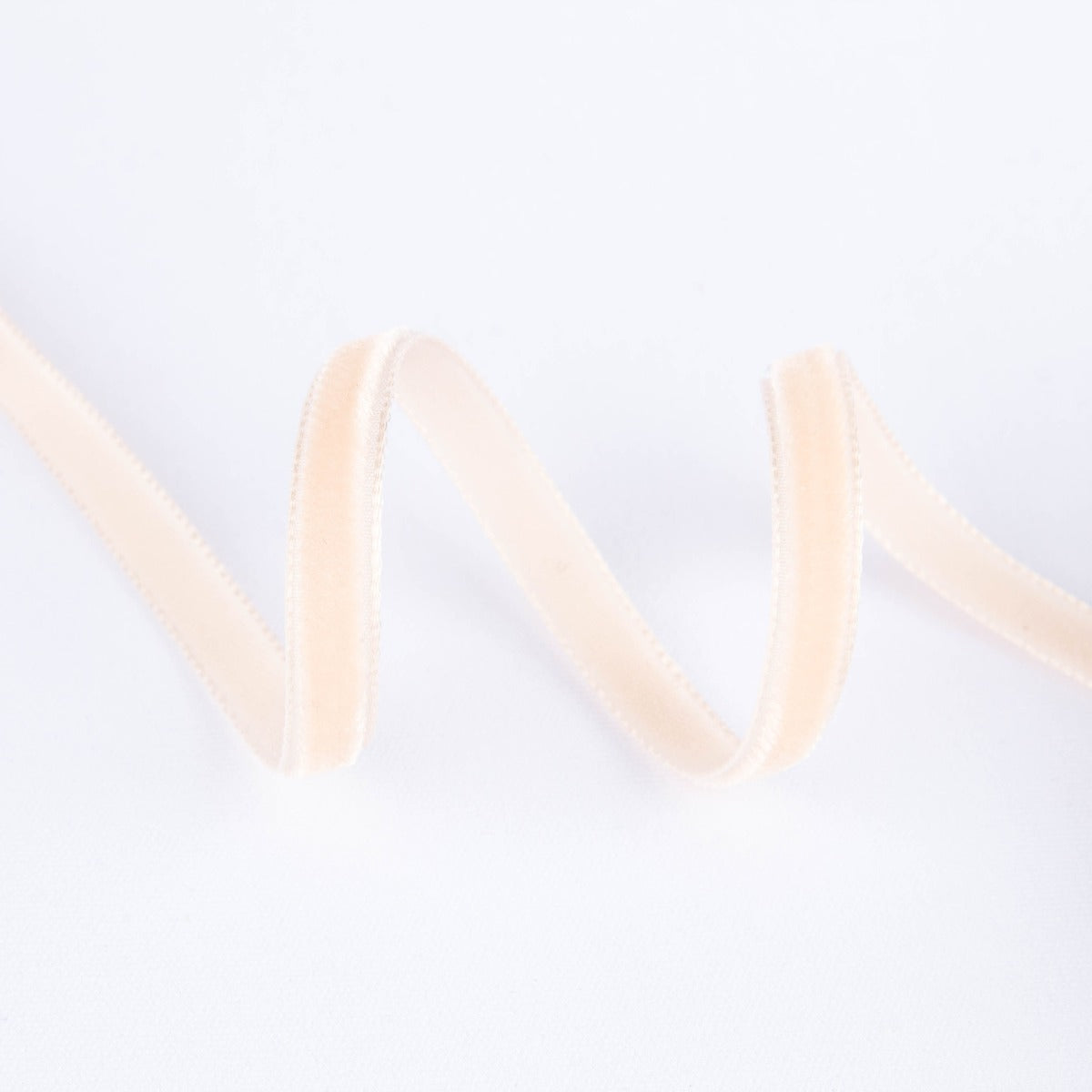 Fita de Veludo Nude 7mm - Ribes y Casals