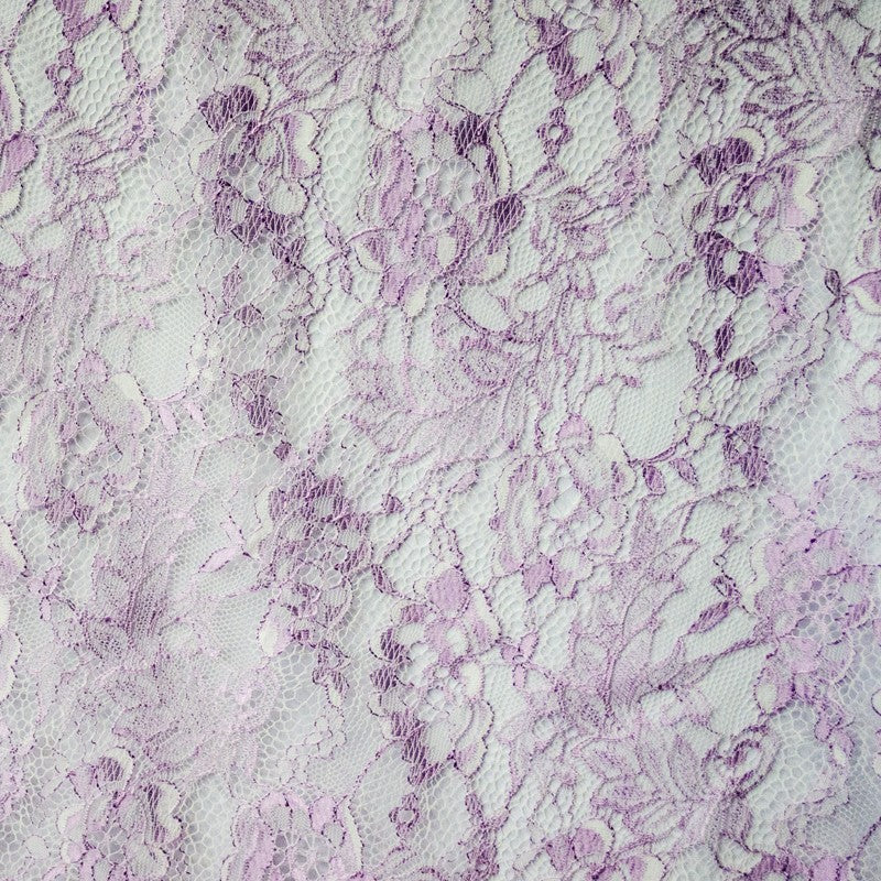 Renda Chantilly Lilás Claro - Ribes y Casals