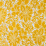 Renda Elástica Margaridas Amarela - Ribes y Casals