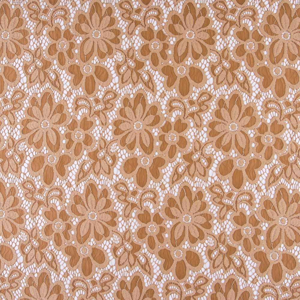 Renda Elástica Margaridas Bege - Ribes y Casals