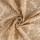 Renda com elástano Flores Nude - Ribes y Casals