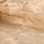 Renda com elástano Flores Nude - Ribes y Casals