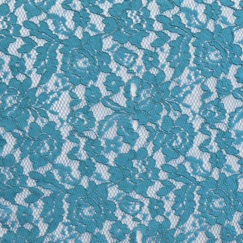 Renda Lace Flor Rebrodé Azul - Ribes y Casals