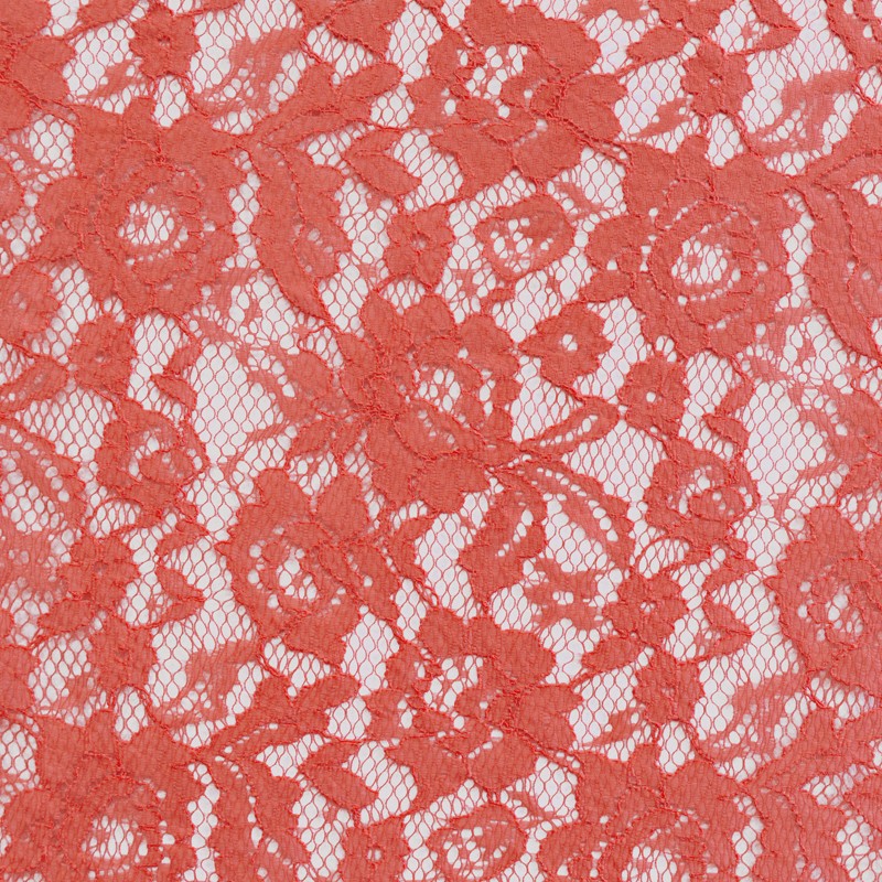 Renda Lace Flor Rebrodé Coral - Ribes y Casals