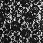Renda Lace Flor Rebrodé Preta - Ribes y Casals